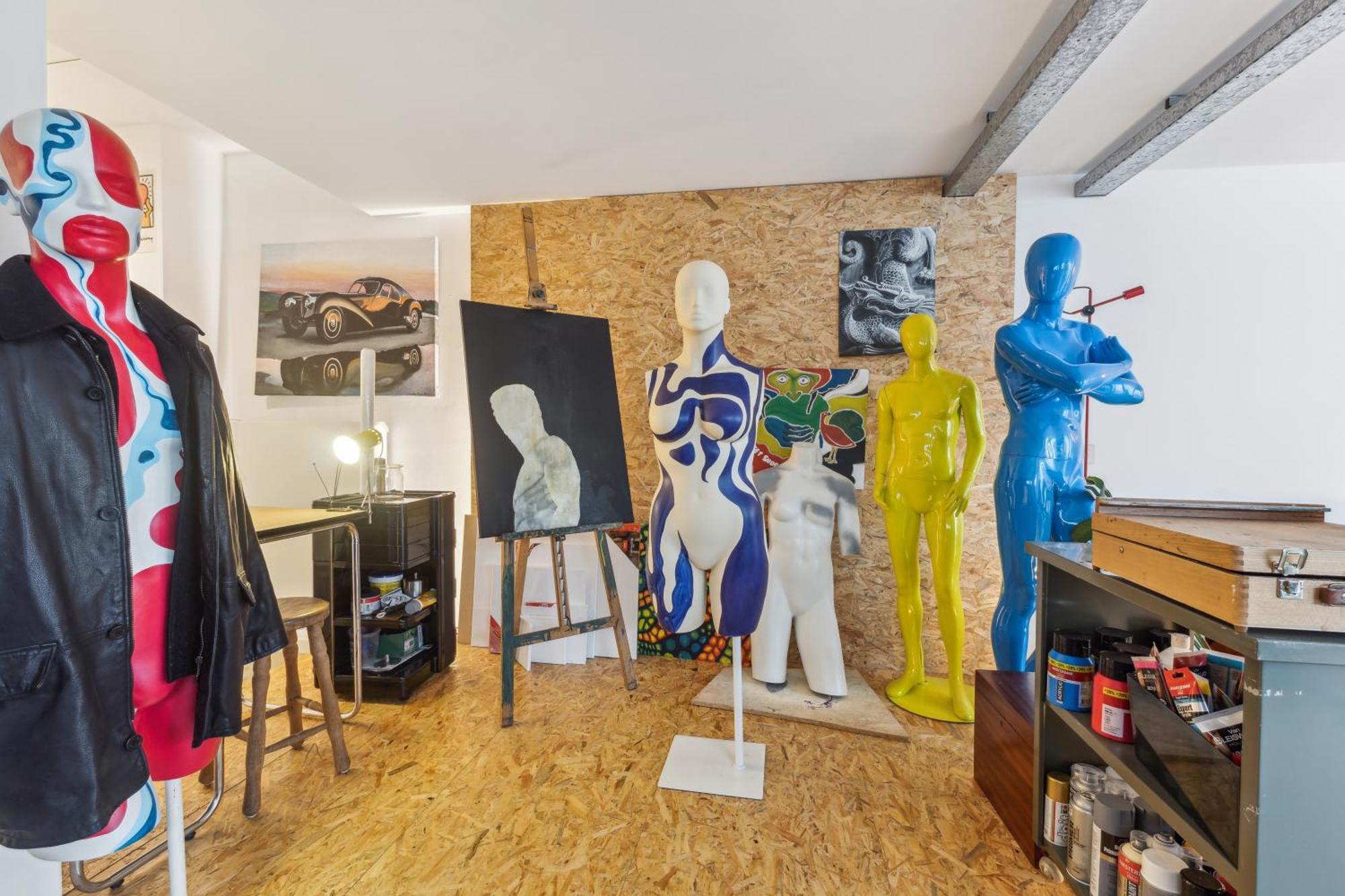 Cosy Art Studio Near Station With Bikes And Garden Ghent Exterior photo